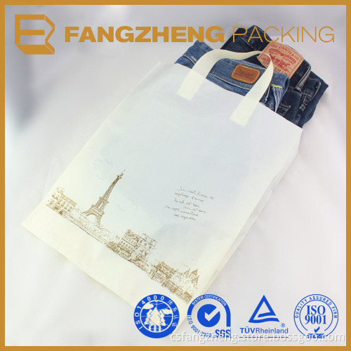 2015 Hot sale Biodegradable HDPE plastic bags /custom printed Hand Length Handle Sealing bags/printing shopping bags